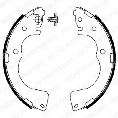 Комплект тормозных колодок DELPHI купить