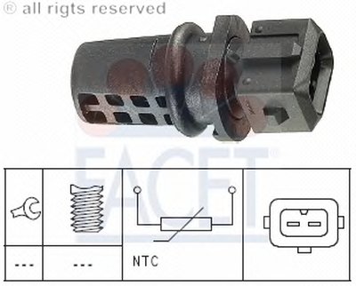 Датчик, температура впускаемого воздуха FACET купить