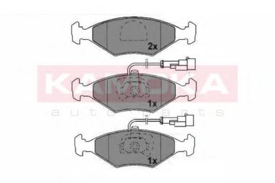 Комплект тормозных колодок, дисковый тормоз KAMOKA KAMOKA купить