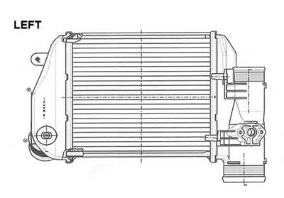 Радиатор интеркулера Audi A6 2.7D/3.0D 04-11