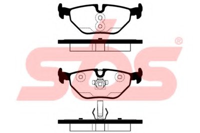 Комплект тормозных колодок, дисковый тормоз sbs купить