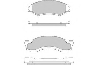 Комплект тормозных колодок, дисковый тормоз E.T.F. купить