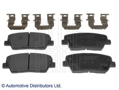 Колодки тормозные (задние) Hyundai Accent IV 1.4-1.6 10-17/Kia Rio 1.4-1.6 10-17/Optima 1.6-2.4 12-