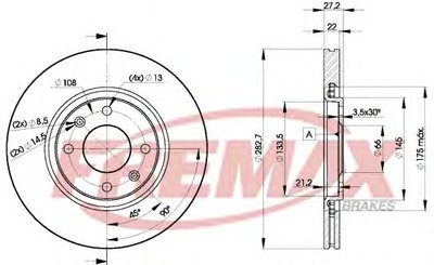 Тормозной диск Premium Carbon + FREMAX купить