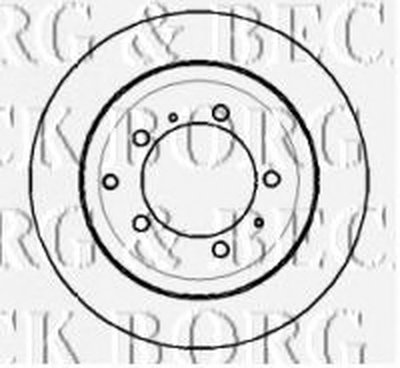 Тормозной диск BORG & BECK купить