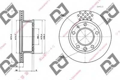 Тормозной диск DJ PARTS купить