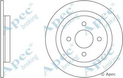 Тормозной диск APEC braking купить