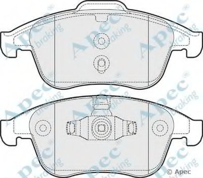 Комплект тормозных колодок, дисковый тормоз APEC braking купить