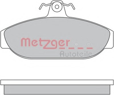 Комплект тормозных колодок, дисковый тормоз METZGER купить