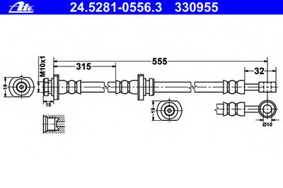 Тормозной шланг ATE купить