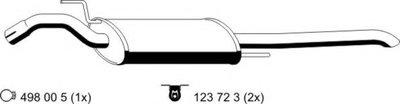 Глушитель выхлопных газов конечный ERNST купить
