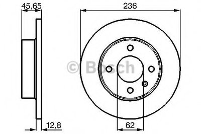 Тормозной диск BOSCH купить