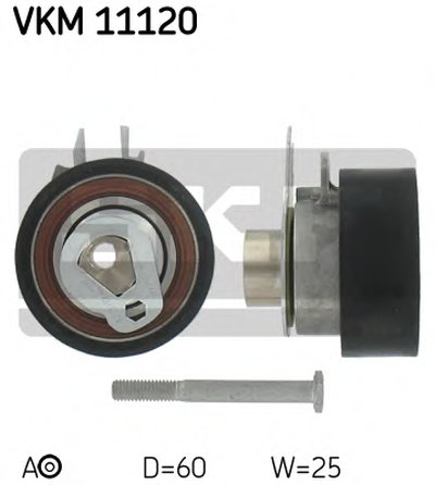 Ролик ГРМ VW Caddy 1.4i 00-11 (натяжной) (60х25)