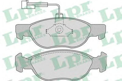 Комплект тормозных колодок, дисковый тормоз LPR купить