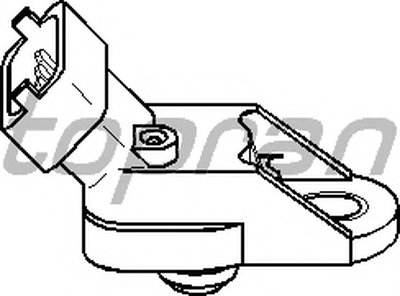 Датчик, давление во впускном газопроводе TOPRAN купить