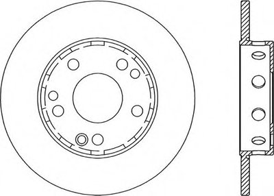 Тормозной диск ADAPTIVE OPEN PARTS купить