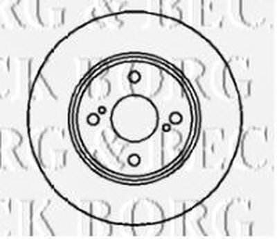 Тормозной диск BORG & BECK купить