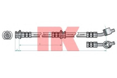 Тормозной шланг NK купить