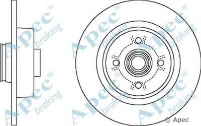 Тормозной диск APEC braking купить