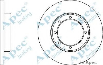 Тормозной диск APEC braking купить