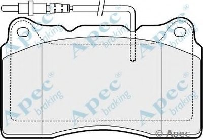 Комплект тормозных колодок, дисковый тормоз APEC braking купить