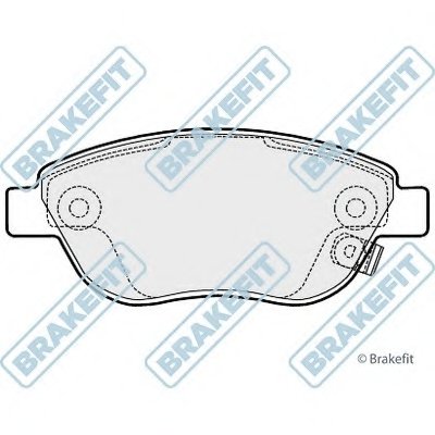 Комплект тормозных колодок, дисковый тормоз Brake Fit APEC braking купить