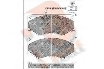 Комплект тормозных колодок, дисковый тормоз R BRAKE купить