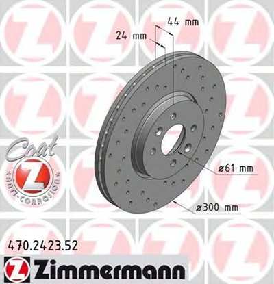 Тормозной диск SPORT BRAKE DISC COAT Z ZIMMERMANN купить