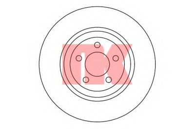 Тормозной диск NK купить