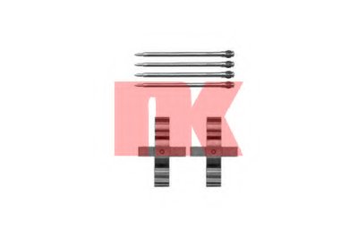 Комплектующие, колодки дискового тормоза NK купить