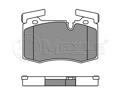 Комплект тормозных колодок, дисковый тормоз MEYLE купить