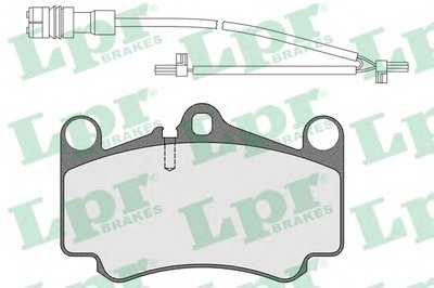 Комплект тормозных колодок, дисковый тормоз LPR купить