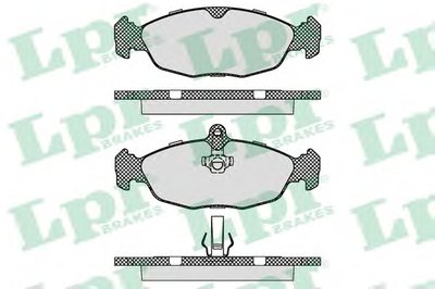 Комплект тормозных колодок, дисковый тормоз LPR купить