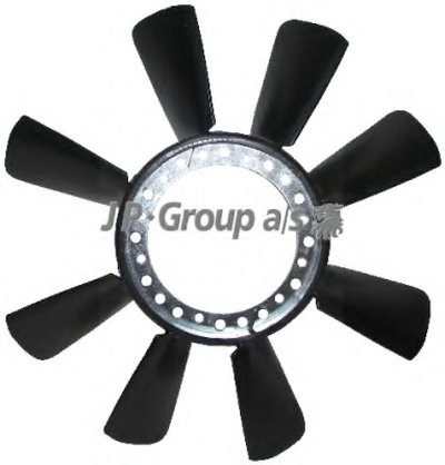 Крыльчатка вентилятора, охлаждение двигателя JP Group JP GROUP Придбати