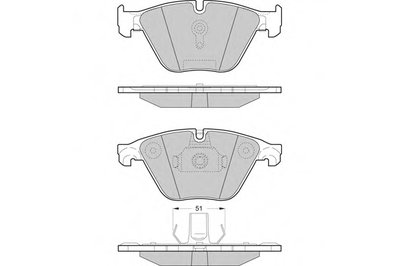 Комплект тормозных колодок, дисковый тормоз E.T.F. купить