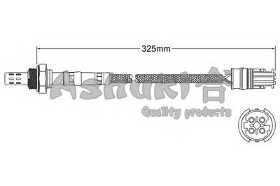 Лямда-зонд ASHUKI купить