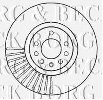 Тормозной диск BORG & BECK купить