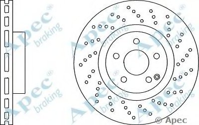 Тормозной диск APEC braking купить