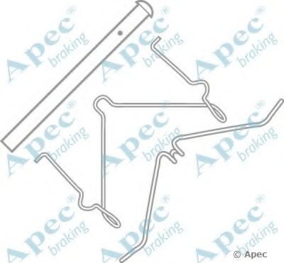 Комплектующие, тормозные колодки APEC braking купить