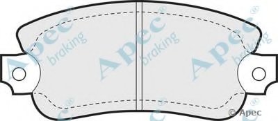 Комплект тормозных колодок, дисковый тормоз APEC braking купить