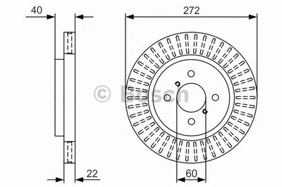 Тормозной диск BOSCH купить