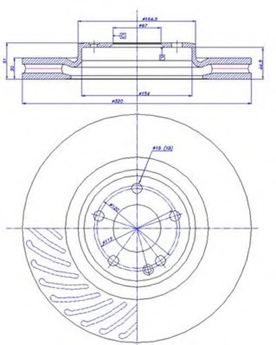 Тормозной диск HC CAR купить