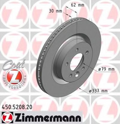 Тормозной диск COAT Z ZIMMERMANN купить