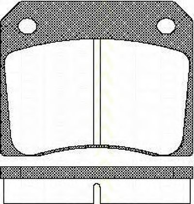 Комплект тормозных колодок, дисковый тормоз TRISCAN купить