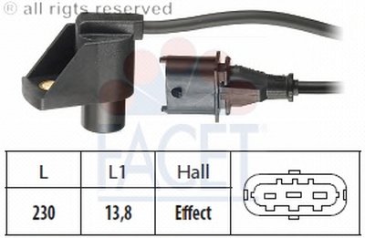 Датчик, положение распределительного вала FACET купить
