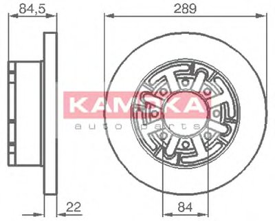 Тормозной диск KAMOKA KAMOKA купить