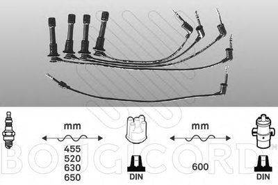 Комплект проводов зажигания BOUGICORD купить