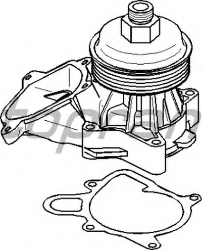 Водяной насос TOPRAN купить