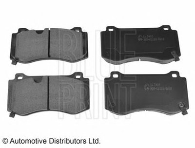 Комплект тормозных колодок, дисковый тормоз BLUE PRINT купить