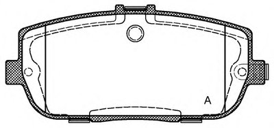 Комплект тормозных колодок, дисковый тормоз ADVANCE OPEN PARTS купить